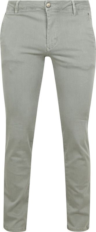 Suitable - Philo Flex - Chino Broek - Lichtgroen - Modern-fit