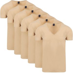 Suitable - Vitaru - Ondershirt - Diepe V-hals - 6-Pack - Heren