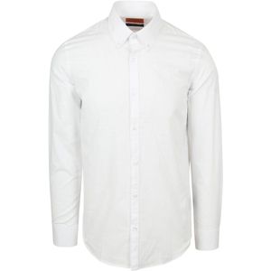 Suitable Overhemd Cotton Slub Wit - Maat L - Heren - Casual Shirt