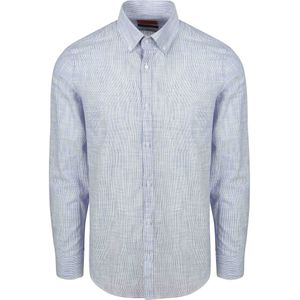 Suitable - Overhemd - Blauw - Katoen - Casual Shirt