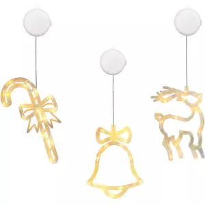 Set van 3 LED Kerstcadeaudozen, 50 LED Verlichte Cadeauboxen