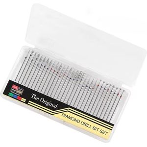 Nagelboren Set - 30-Delig - Nagelriemboren - Opzetstukken Nagelfrees - Bitjes Voor Elektrische Nagelvijl