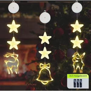 Outsunny Opblaasbare kerstdecoratie, kerstman in rendierslee, polyesterstof, LED-lichtjes