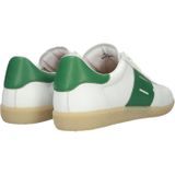 LIME WREN - DG361 - Sneaker - Wit Groen - Leer - Gumrubberen Zool