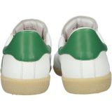 LIME WREN - DG361 - Sneaker - Wit Groen - Leer - Gumrubberen Zool