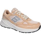 Blackstone - DL276 - Lage Sneaker - Macadamia Pink - Suède en Mesh
