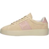 Blackstone - Sneaker - Beige - Suède - Vetersluiting - Laag Model