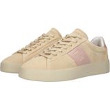 Blackstone - Sneaker - Beige - Suède - Vetersluiting - Laag Model