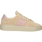 Blackstone - Sneaker - Beige - Suède - Vetersluiting - Laag Model