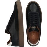 Blackstone - Quartz Beverly - Lage Sneakers - Zwart - Leer en Suède