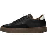 Blackstone - Quartz Beverly - Lage Sneakers - Zwart - Leer en Suède