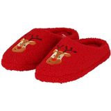 Morethansocks - Kerst Pantoffels - Wit - Dames