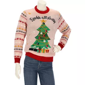 Saodimallsu Kersttrui voor heren, Ugly Christmas, sweater voor familie, kinderen, ronde hals, lange mouwen, Kerstmis, gebreide trui met rendierpatroon, L Saodimallsu Kersttrui voor heren, Ugly Christmas, sweater voor familie, kinderen, ronde hals, lange mouwen, Kerstmis, gebreide trui met rendierpatroon, L