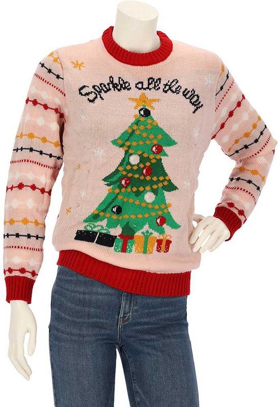 Bellatio Decorations - Foute Luipaarden Kerstsweater - Zwart - Kinderen