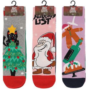 Apollo - Kerstsokken - Multi - 6-Pack - 75% Katoen