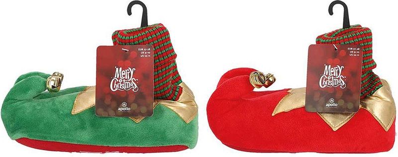 Apollo - Elfthema - Pantoffels - Rood - 100% Polyester