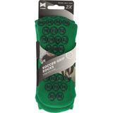 X-Treme - Voetbalsokken - Groen - 2 x 2-Paar - Gripsokken en Voetloze Sokken