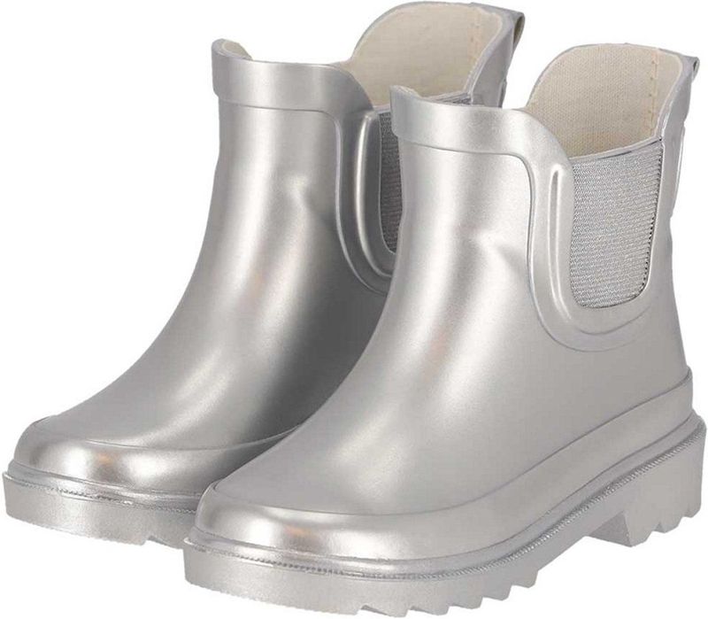 XQ - Regenlaarzen - Zilver - 100% Rubber - Chelsea Boots - Unisex