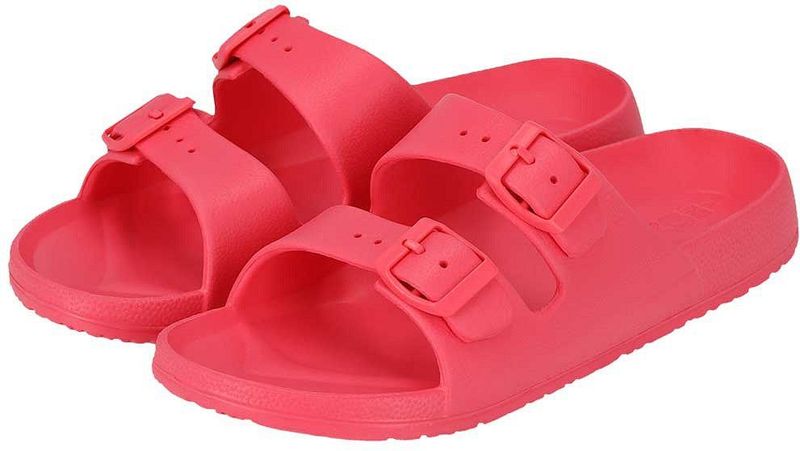 Morethansocks - Sandalen Dames - Pink - Waterbestendig - Gespsluiting