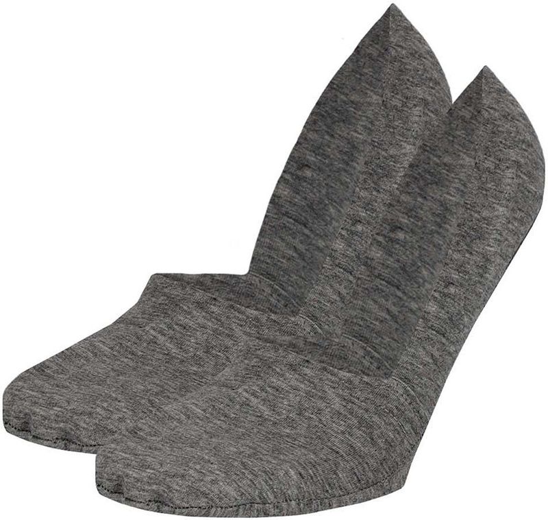 Sarlini - Siliconen Comfort Footie - Wit - Zwart - Marine Blauw - Antraciet - Licht Grijs - 2-Pack