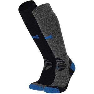 X-Treme - Hoge Compressiesokken - Multi Grijs - Multi Beige - Multi Groen - 2-Paar