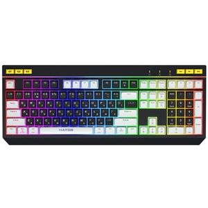 HATOR Icefall toetsenbord Gamen USB QWERTY Amerikaans Engels Zwart