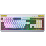 HATOR Icefall toetsenbord Gamen USB QWERTY Amerikaans Engels Wit