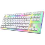 HATOR Gravity X TKL toetsenbord Gamen USB QWERTY Amerikaans Engels Wit