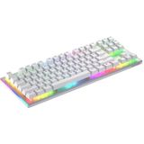 HATOR Gravity X TKL toetsenbord Gamen USB QWERTY Amerikaans Engels Wit