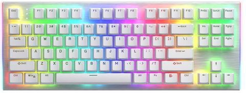 HATOR Gravity X TKL toetsenbord Gamen USB QWERTY Amerikaans Engels Wit