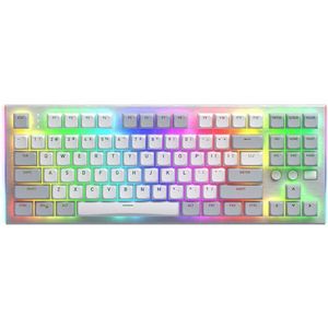HATOR Gravity TKL toetsenbord Gamen USB QWERTY Amerikaans Engels Wit
