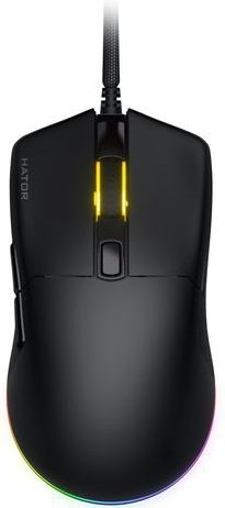 Hator - Pulsar 3 - Muis - Zwart - Bedraad