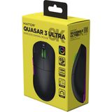 Hator - Quasar 3 Ultra - Draadloze Muis - Zwart - Optische Sensor - 30.000 DPI