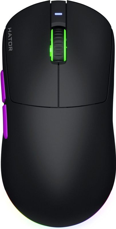 Hator - Quasar 3 Ultra - Draadloze Muis - Zwart - Optische Sensor - 30.000 DPI