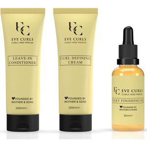 Eve Curls - Complete Curls Set - Voordeelverpakking - Krullen Crème - Haar Olie