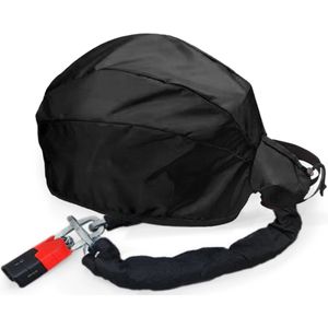 Maxxcovers - Helmtas - Zwart - Inclusief Slotoog - Geschikt voor Scooter Motor Brommer Helm