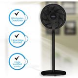 Breeze - Ventilator - Zwart - Efficiënte Luchtcirculatie