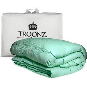 Troonz Dekbed Dreamscape 240 x 220 cm - Tweepersoons Dekbed Zonder Overtrek - Groen - Zomerdekbed & Winterdekbed