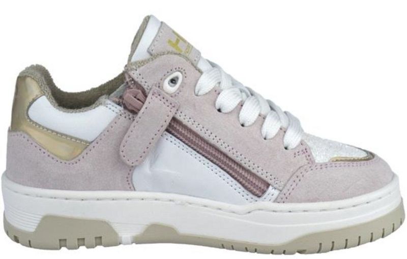 HIP - H1824-252-82C0-0000 - Sneaker - Roze - Suede en Leer - Glitter Accenten