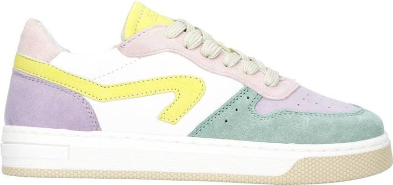 Hip - Sneaker - Suède - Zacht - Platte Zool - Vetersluiting