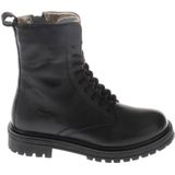 Red Code - Enkellaarsjes - Leren - Zwart