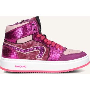 Pinocchio - P1765 - Sneakers - Roze - Leren Sneaker