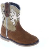 Pinocchio - P1700-254-22CO-AC-0000 - Cowboylaarzen - Beige Combi - Suede Leer met Pony