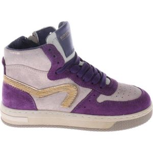 Hip - H1301 - Leren Sneakers - Paars