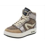 Hip - Leren Sneakers - Bruin/Panter