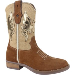 HIP Shoe Style - H1700-A - Cowboylaarzen - Bruin - Suede Leer met Pony