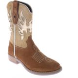 HIP Shoe Style - H1700-A - Cowboylaarzen - Bruin - Suede Leer met Pony