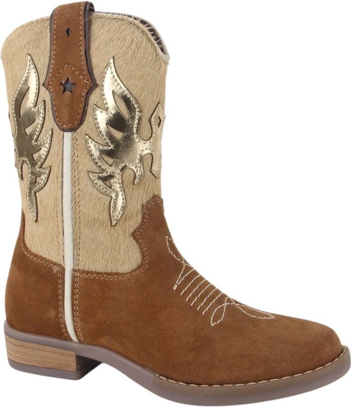 HIP Shoe Style - H1700-A - Cowboylaarzen - Bruin - Suede Leer met Pony