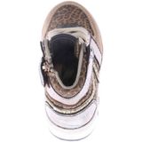 Pinocchio - P1765-254-36CO - High Top Sneaker - Natural Combi - Bruin/Beige Leopard Print