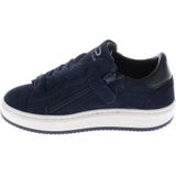 Hip - Sneakers - Donkerblauw - Suède - Platte Zool